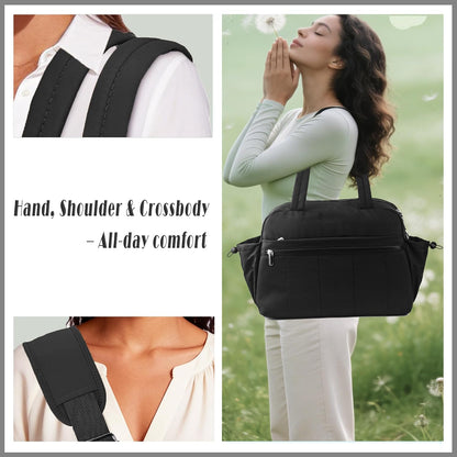 Medium Diaper Bag Tote, Shoulder & Crossbody Mom Bag