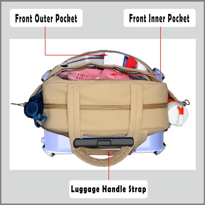 Medium Diaper Bag Tote, Shoulder & Crossbody Mom Bag