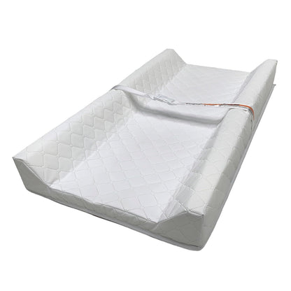 Contoured Changing Pad – Includes Waterproof Changing Liner and Safety Fastening Strap with Quick-Release Buckle