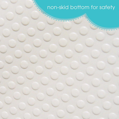 Contoured Changing Pad – Includes Waterproof Changing Liner and Safety Fastening Strap with Quick-Release Buckle