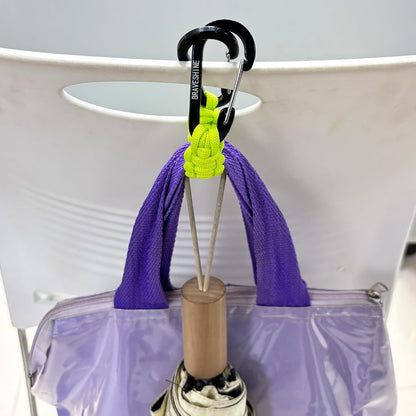 Paracord Keychain Carabiner Clip | D Ring Hanger Lanyard Hook