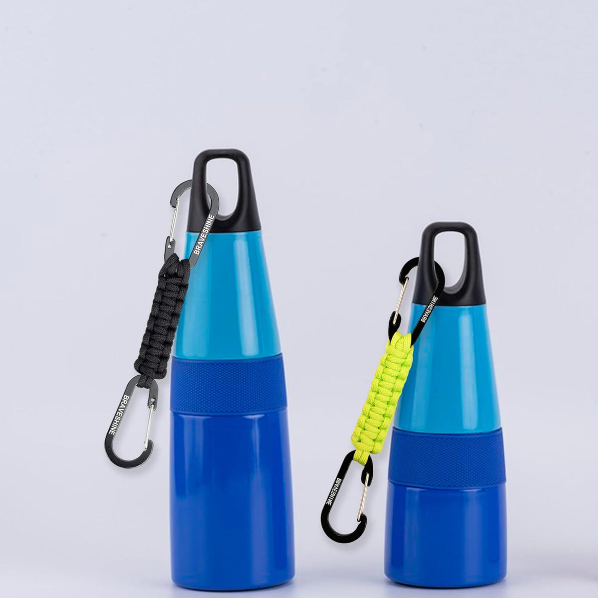 Paracord Keychain Carabiner Clip | D Ring Hanger Lanyard Hook