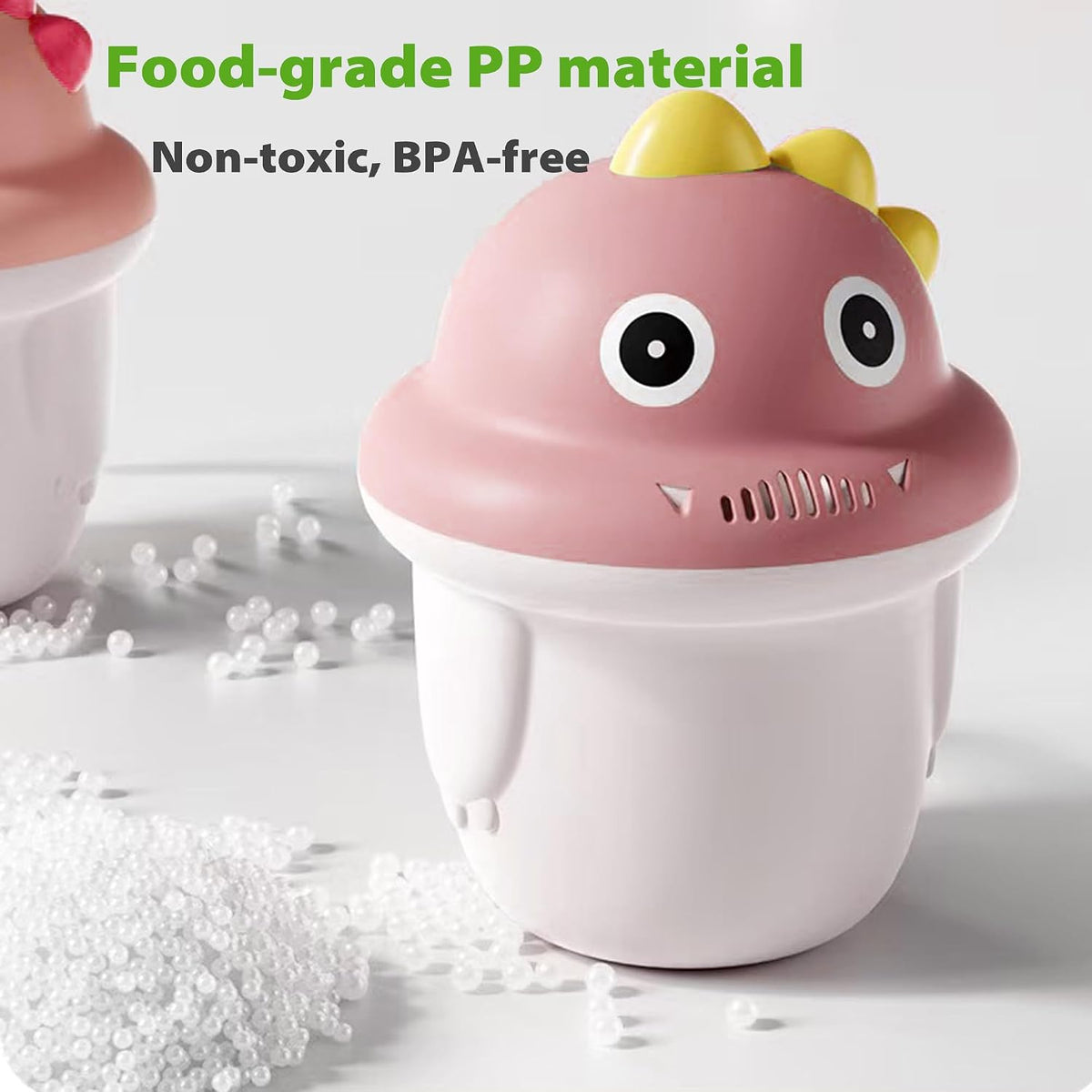 Baby Bath Rinse Cup, Shampoo Bath Rinser with Easy-Grip Handle, Tear-Free Design for Infants, Toddlers and Kids (Pink)