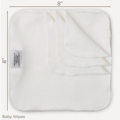 Portable Baby Diaper Changing Pad Mat + Reusable Baby Wipes