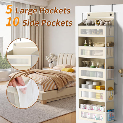 6-Tier Over The Door Organizer 44 lbs Capacity fit Standard Doors