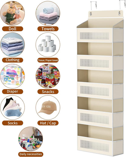 6-Tier Over The Door Organizer 44 lbs Capacity fit Standard Doors