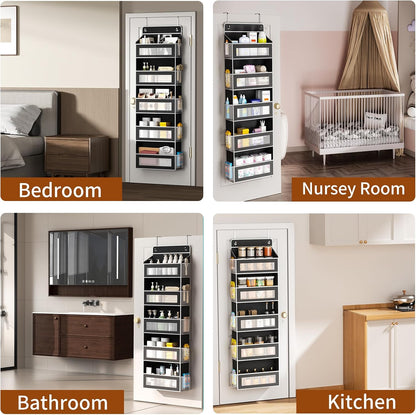 6-Tier Over The Door Organizer 44 lbs Capacity fit Standard Doors