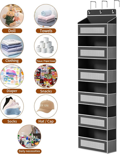 6-Tier Over The Door Organizer 44 lbs Capacity fit Standard Doors