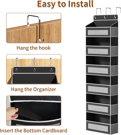 6-Tier Over The Door Organizer 44 lbs Capacity fit Standard Doors