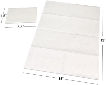 Sova Disposable Changing Station Liners, 2-Ply Waterproof, White (500 Pack)