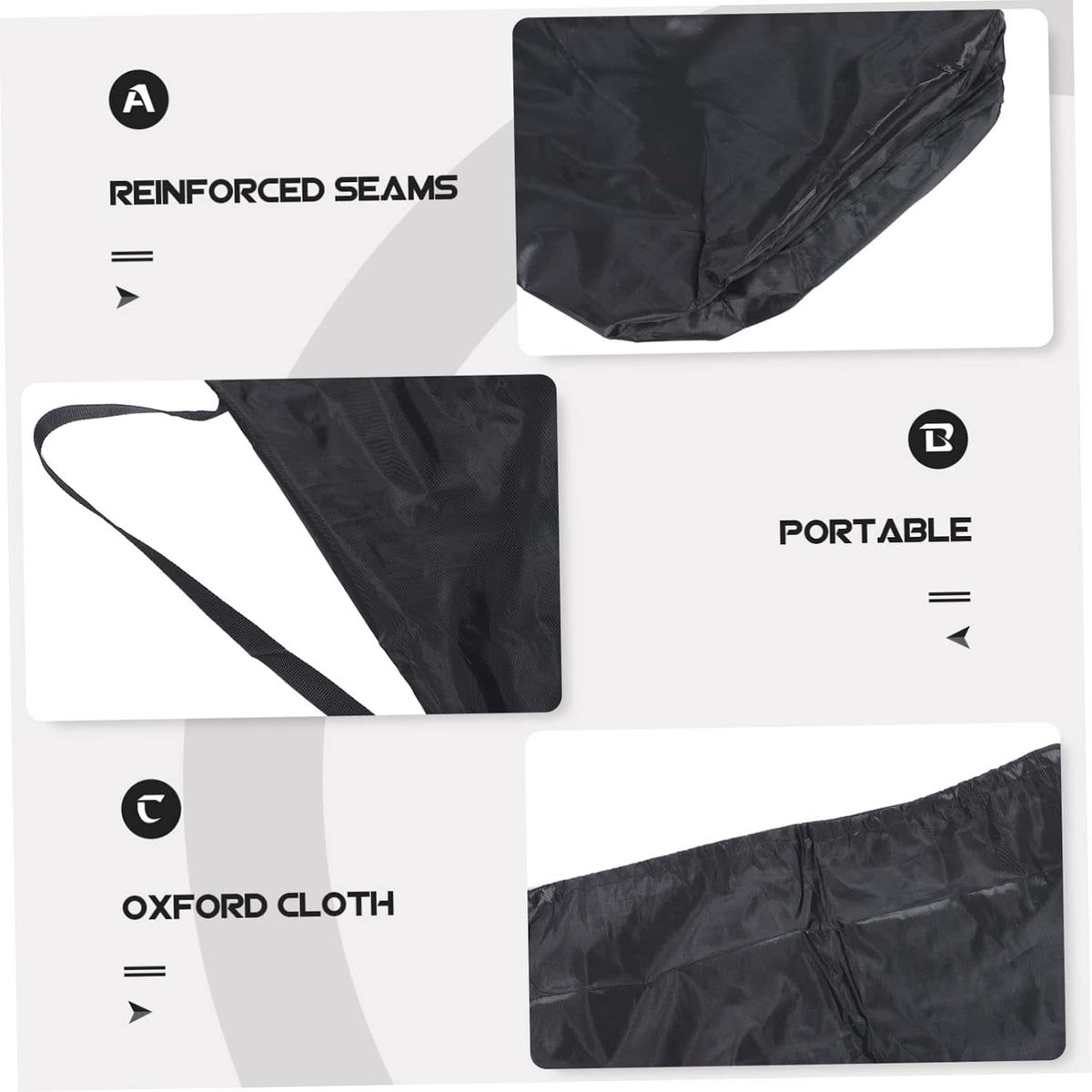 Baby Stroller Travel Storage Bag with Lockable Drawstring Closure