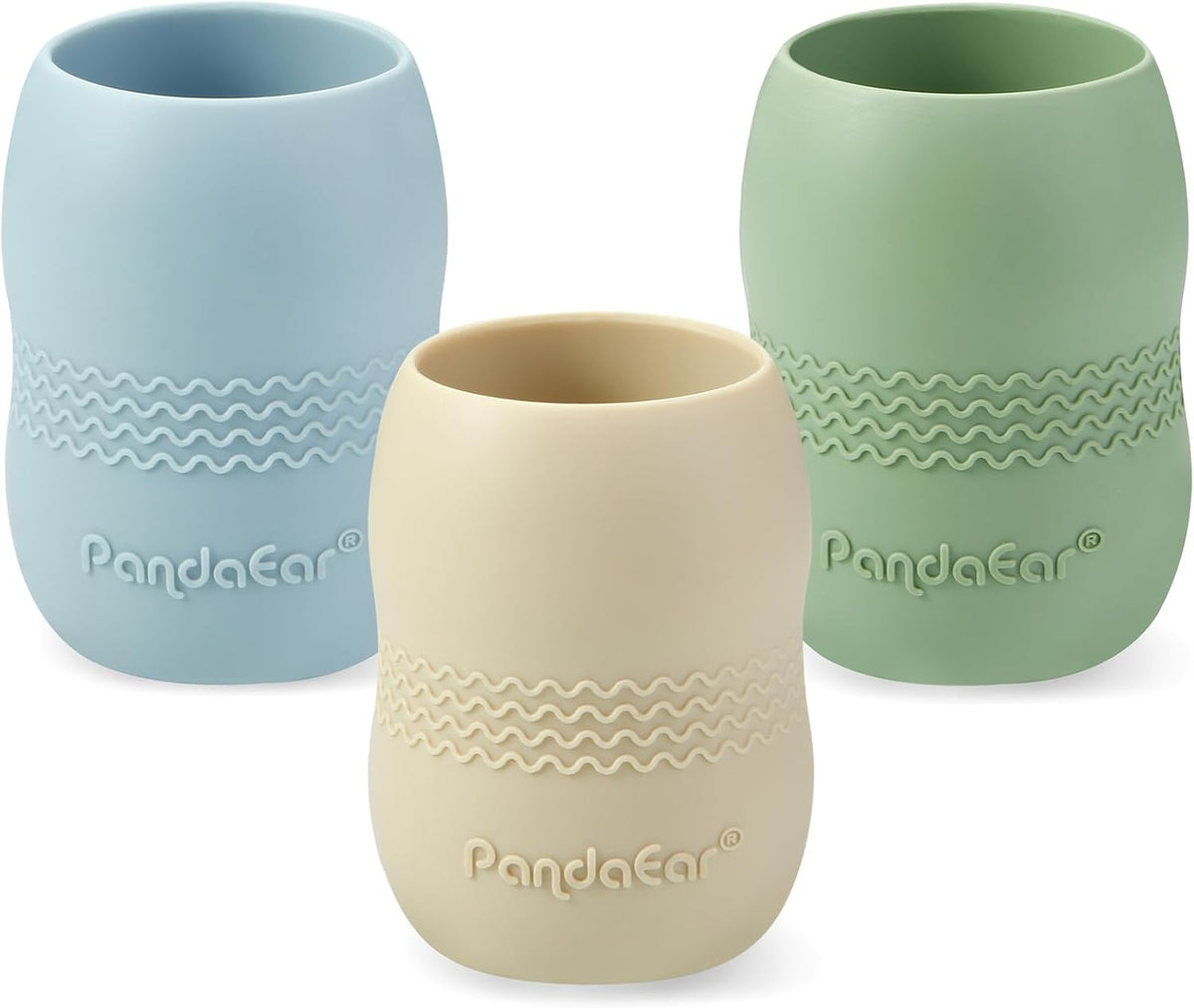 Set of 3 Cute Silicone Bib & Baby Cup