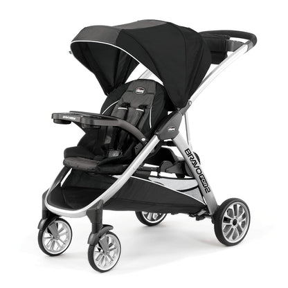 Chicco BravoFor2 Standing/Sitting Double Stroller w/Child & Parent Tray