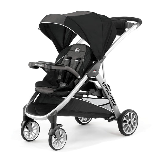 Chicco BravoFor2 Standing/Sitting Double Stroller w/Child & Parent Tray