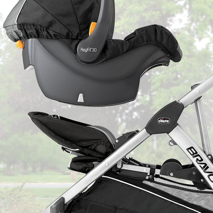 Chicco BravoFor2 Standing/Sitting Double Stroller w/Child & Parent Tray