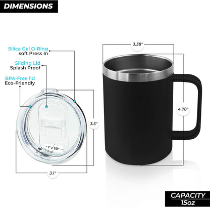 Personalized Stainless Steel Vacuum Double Insulated Travel Tumbler Coffee Mug w/Splash Proof Slider Lid| Custom Laser Engraved 44 Options | Hot & Cold Drink Use (Maroon-Custom, 20oz)