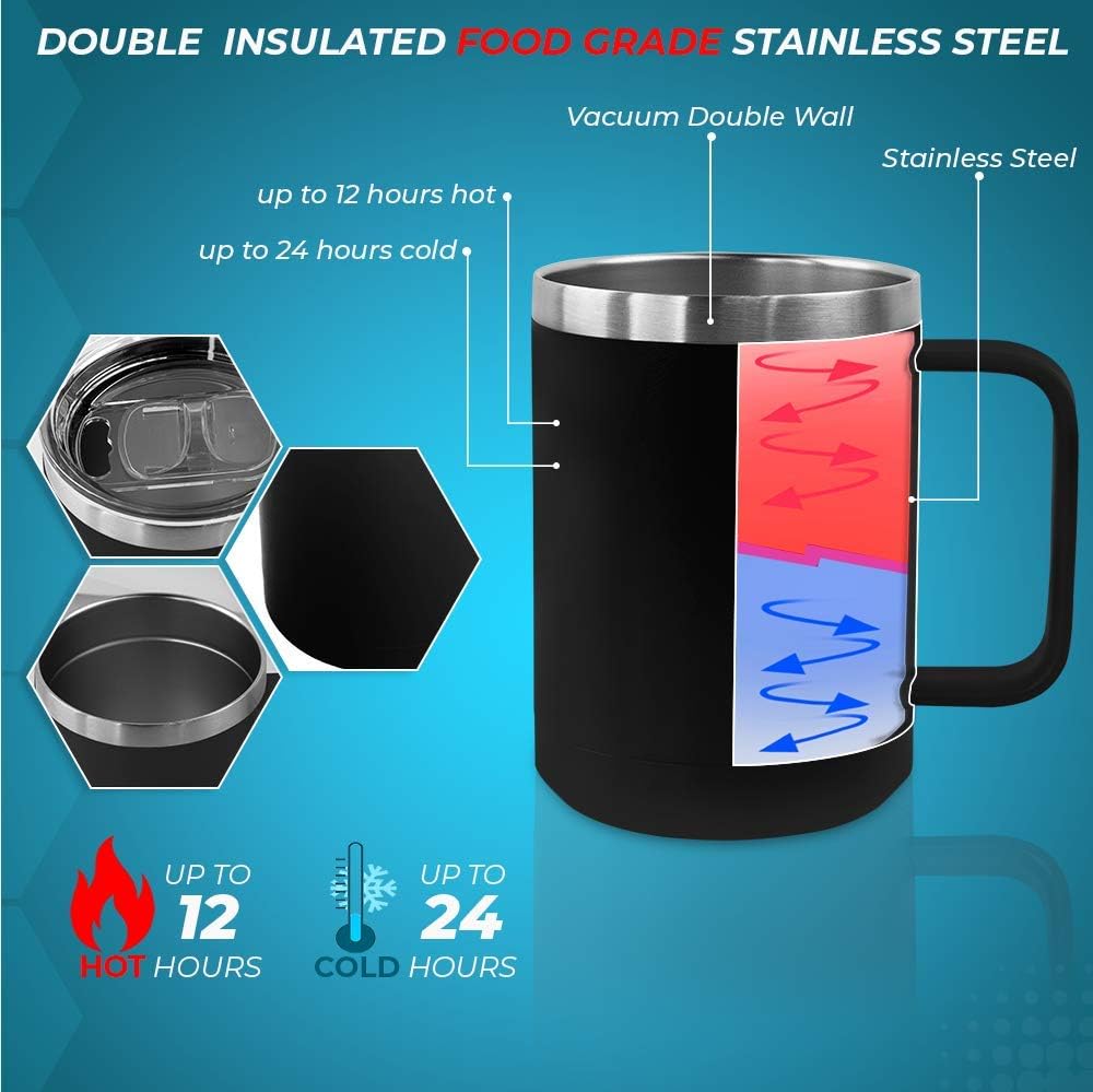Personalized Stainless Steel Vacuum Double Insulated Travel Tumbler Coffee Mug w/Splash Proof Slider Lid| Custom Laser Engraved 44 Options | Hot & Cold Drink Use (Maroon-Custom, 20oz)