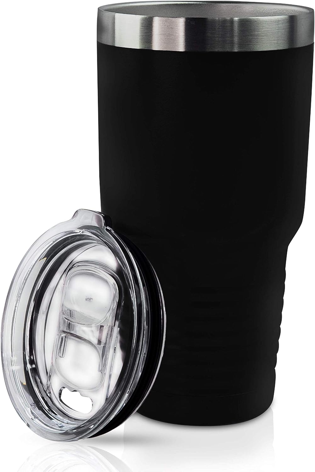 Personalized Stainless Steel Vacuum Double Insulated Travel Tumbler Coffee Mug w/Splash Proof Slider Lid| Custom Laser Engraved 44 Options | Hot & Cold Drink Use (Maroon-Custom, 20oz)