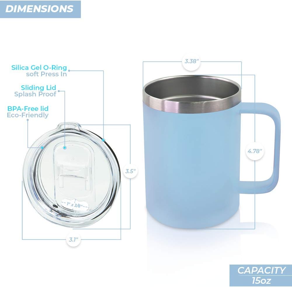 Personalized Stainless Steel Vacuum Double Insulated Travel Tumbler Coffee Mug w/Splash Proof Slider Lid| Custom Laser Engraved 44 Options | Hot & Cold Drink Use (Maroon-Custom, 20oz)