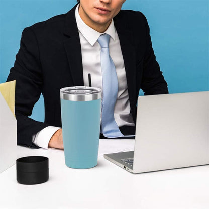 Personalized Stainless Steel Vacuum Double Insulated Travel Tumbler Coffee Mug w/Splash Proof Slider Lid| Custom Laser Engraved 44 Options | Hot & Cold Drink Use (Maroon-Custom, 20oz)
