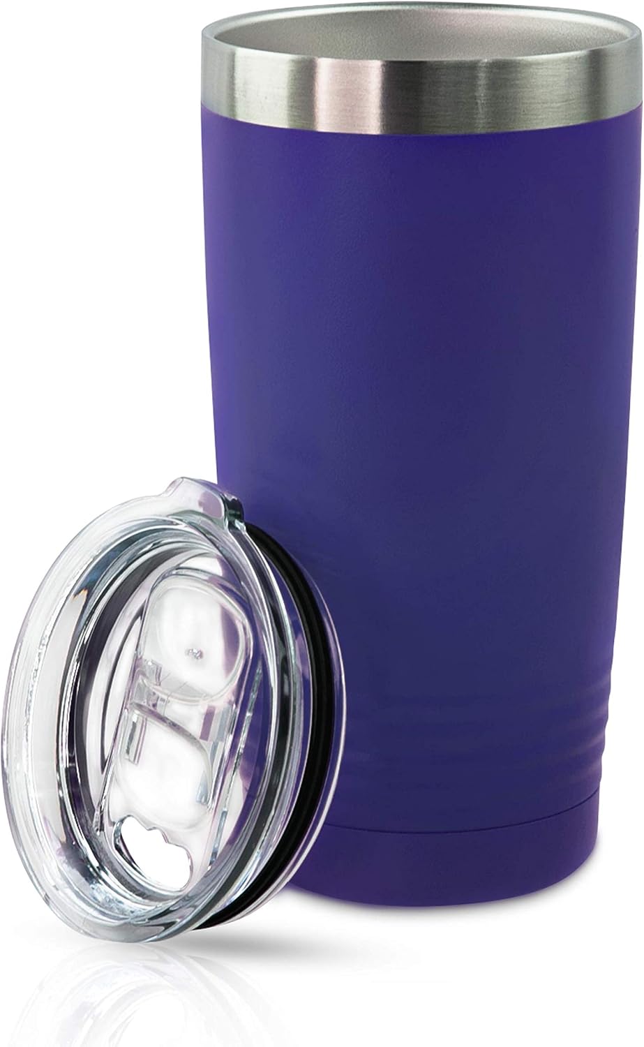 Personalized Stainless Steel Vacuum Double Insulated Travel Tumbler Coffee Mug w/Splash Proof Slider Lid| Custom Laser Engraved 44 Options | Hot & Cold Drink Use (Maroon-Custom, 20oz)