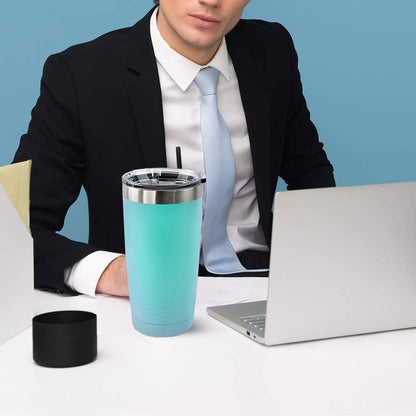 Personalized Stainless Steel Vacuum Double Insulated Travel Tumbler Coffee Mug w/Splash Proof Slider Lid| Custom Laser Engraved 44 Options | Hot & Cold Drink Use (Maroon-Custom, 20oz)