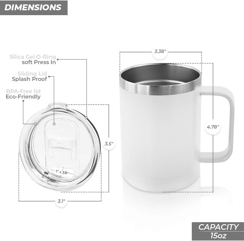 Personalized Stainless Steel Vacuum Double Insulated Travel Tumbler Coffee Mug w/Splash Proof Slider Lid| Custom Laser Engraved 44 Options | Hot & Cold Drink Use (Maroon-Custom, 20oz)