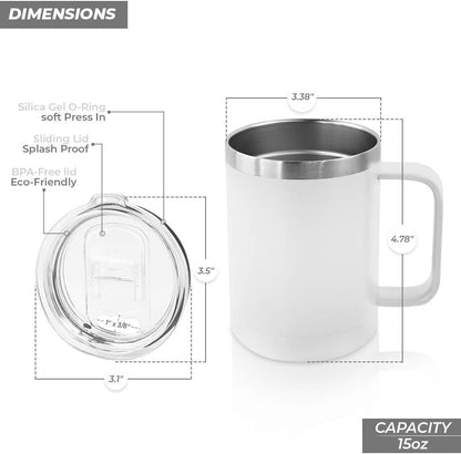 Personalized Stainless Steel Vacuum Double Insulated Travel Tumbler Coffee Mug w/Splash Proof Slider Lid| Custom Laser Engraved 44 Options | Hot & Cold Drink Use (Maroon-Custom, 20oz)