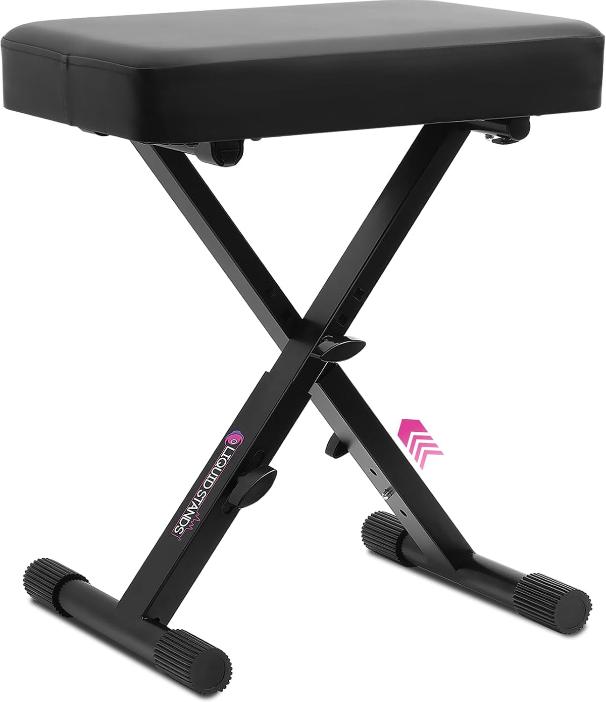 Foldable Adjustable Piano Bench X-Style for Musicians