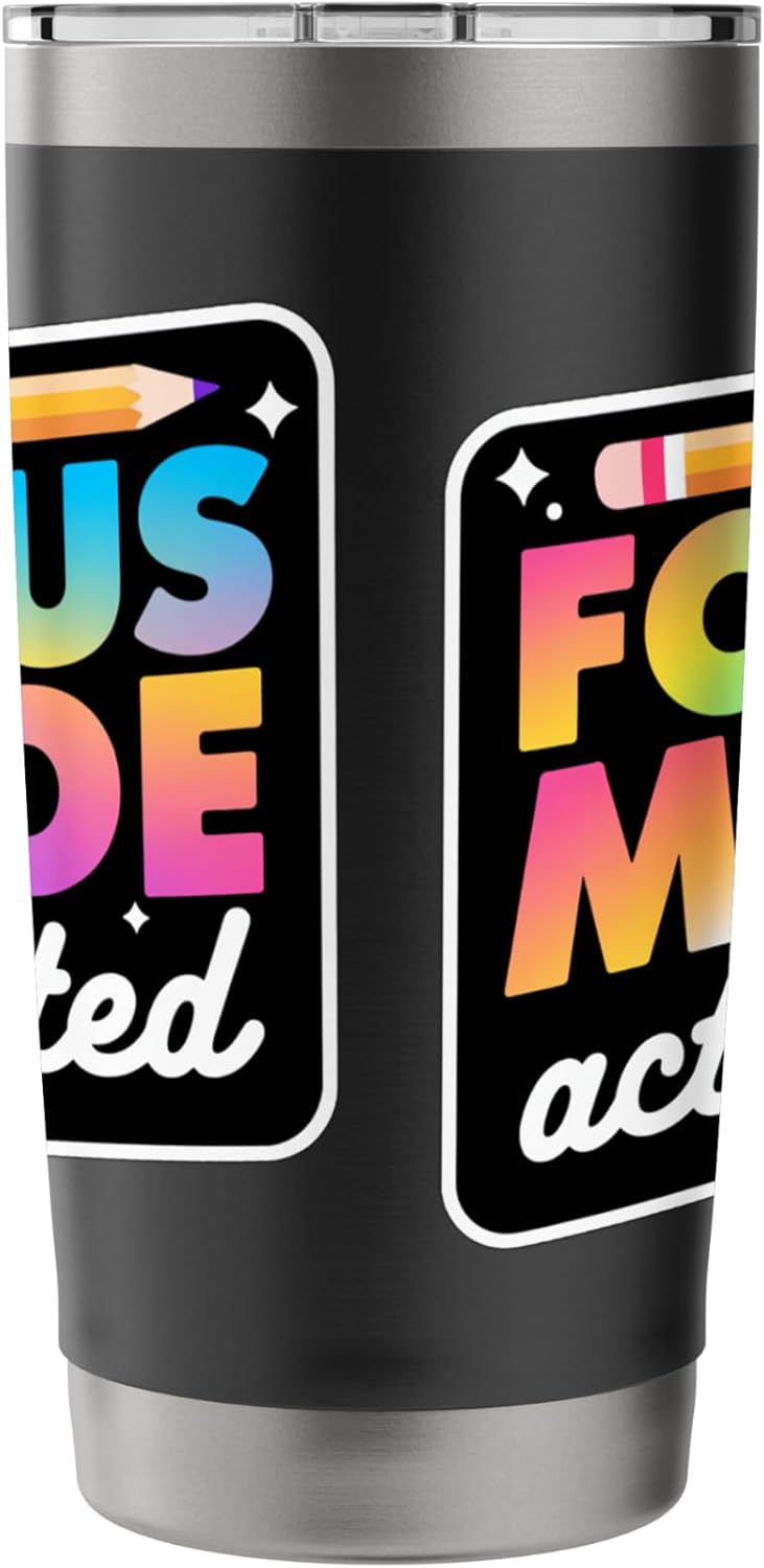 Activated Focus Mode Art Stainless Steel Insulated Tumbler