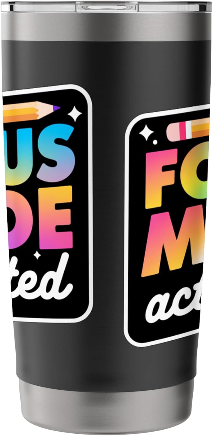 Activated Focus Mode Art Stainless Steel Insulated Tumbler
