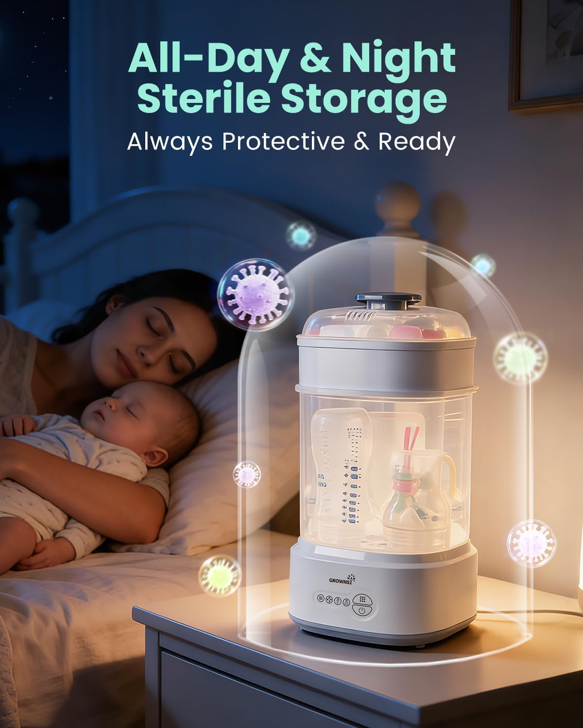3 Layer Bottle Sterilizer and Dryer and Bottle Sterilizer and Dryer