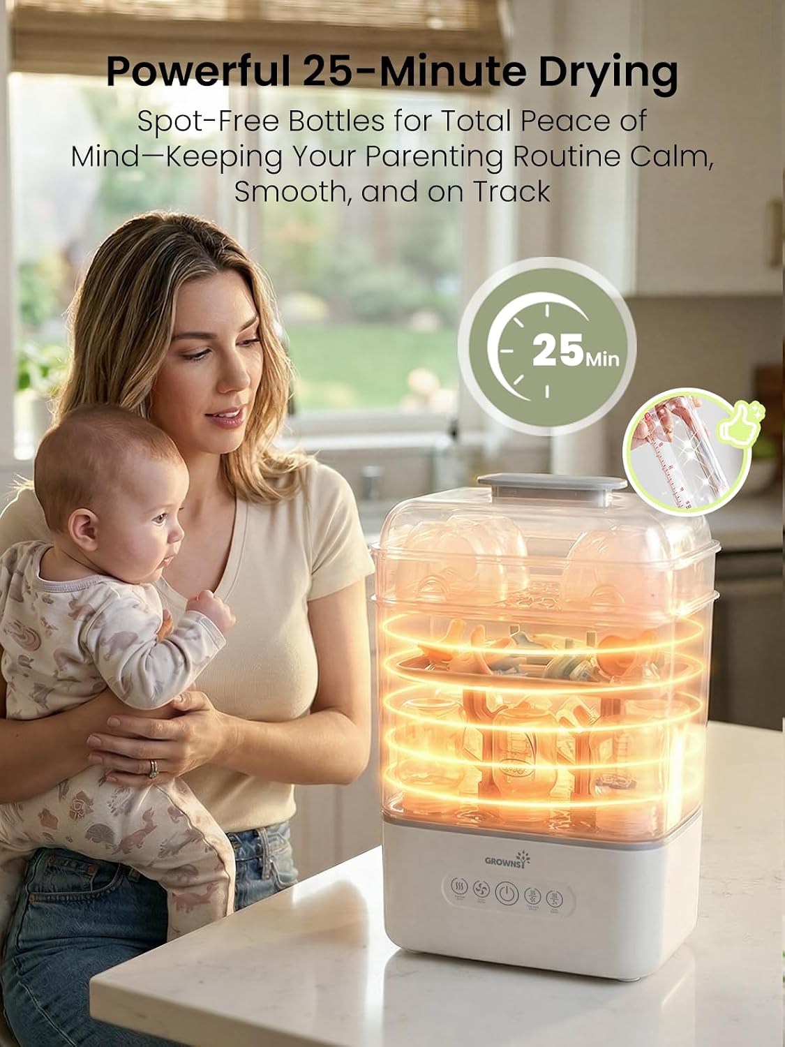 3 Layer Bottle Sterilizer and Dryer and Bottle Sterilizer and Dryer