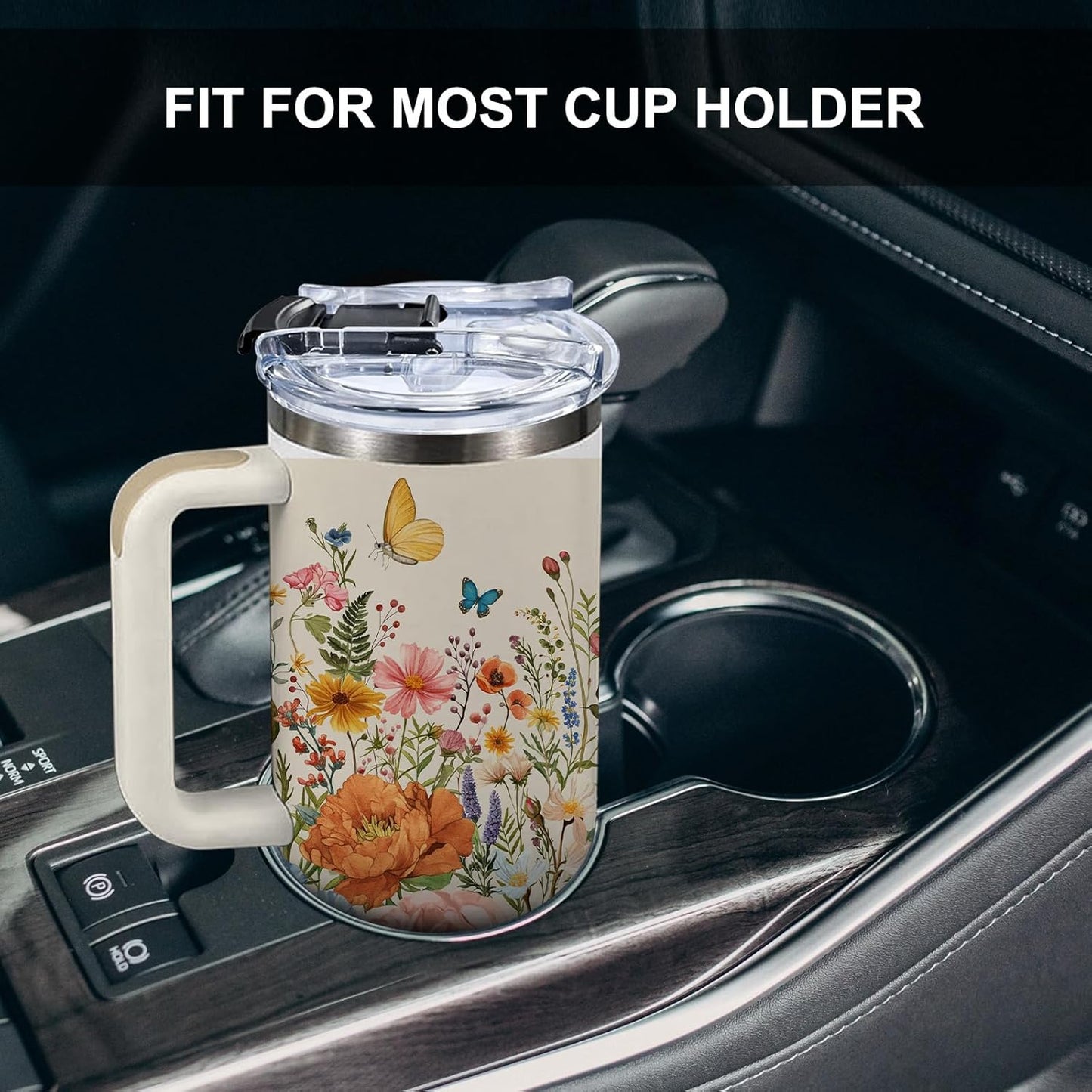 Pineapple Tumbler with Handle 40 oz, Pineapple Gifts For Women Girls, Birthday Christmas Funny Fruit Gifts for ananas Lover