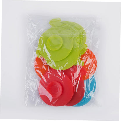 5pcs Silicone Suction Bowl Mats for Sunflower Design Non-Slip Place Mats Heat Resistant and Stain Tableware Pads for Self-Feeding and Spill Prevention Random Color