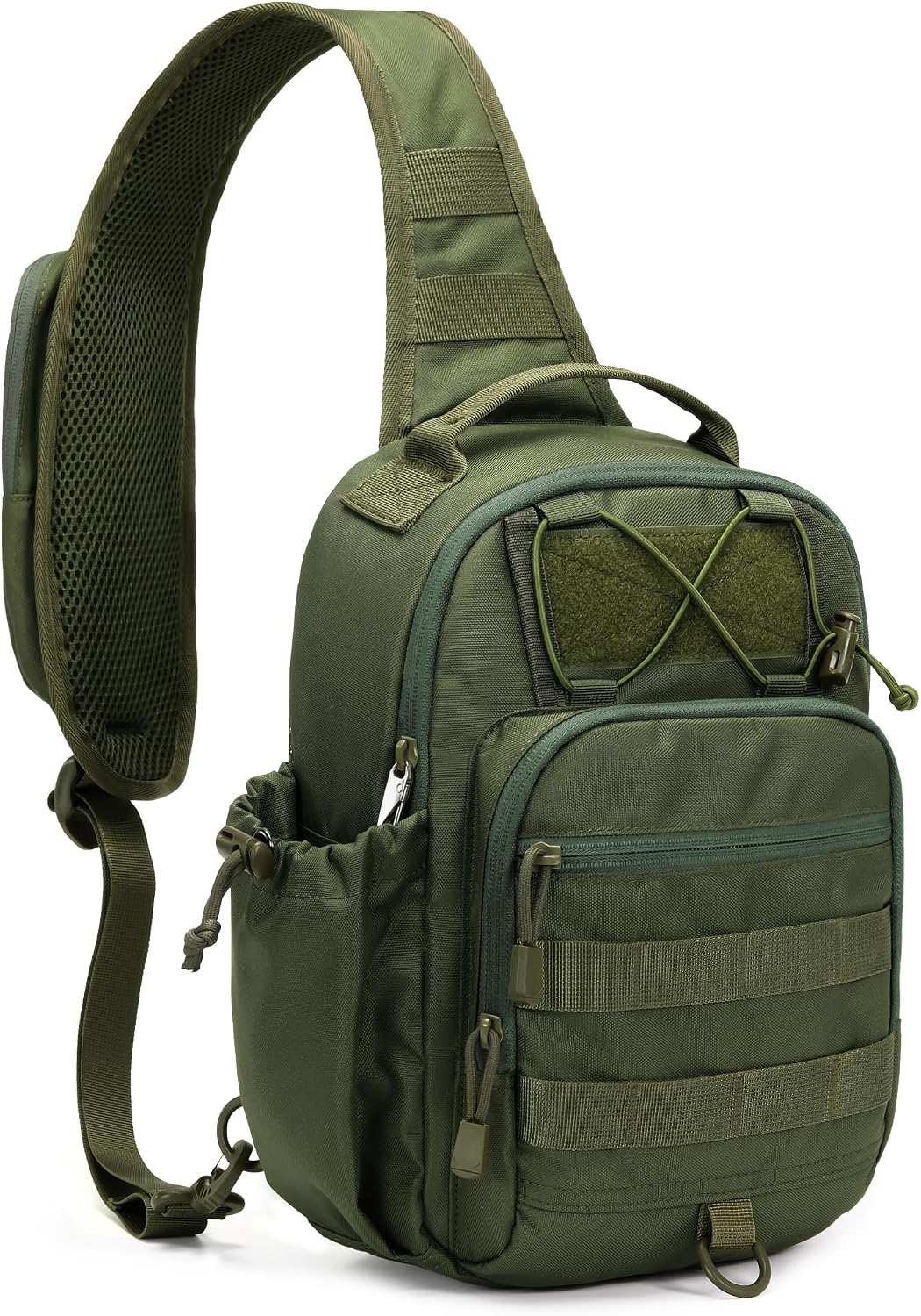 Anti-theft Tactical Sling Bag RFID Black Military Shoulder Bag with Phone Pack EDC Molle Crossbody Bag for men