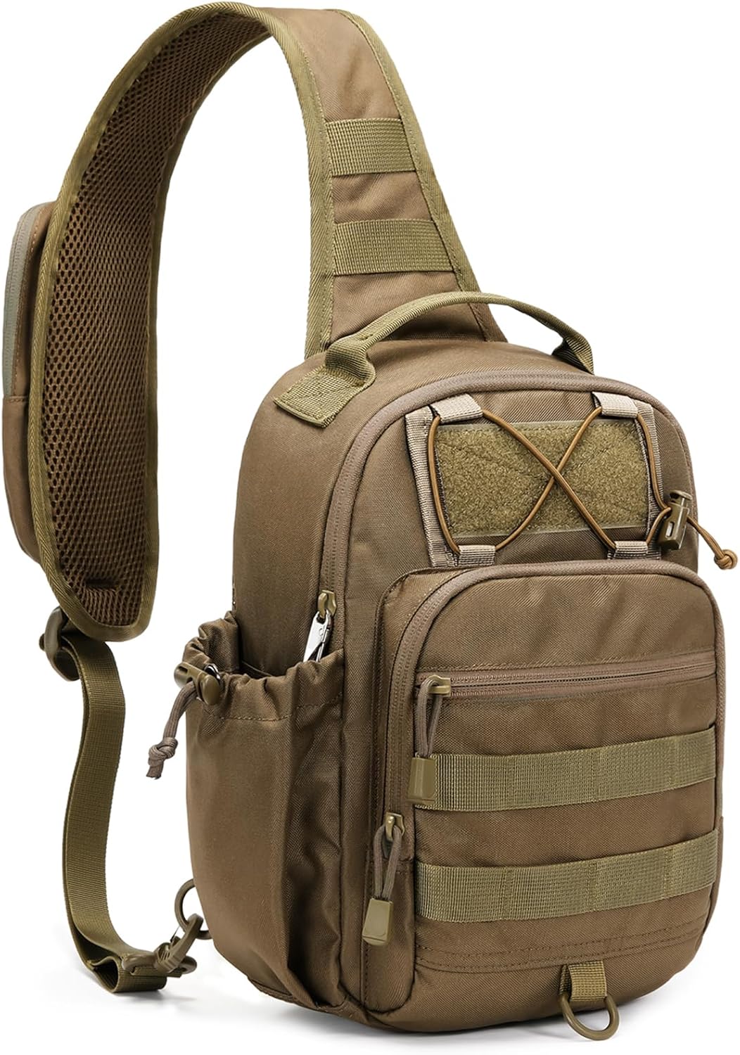 Anti-theft Tactical Sling Bag RFID Black Military Shoulder Bag with Phone Pack EDC Molle Crossbody Bag for men