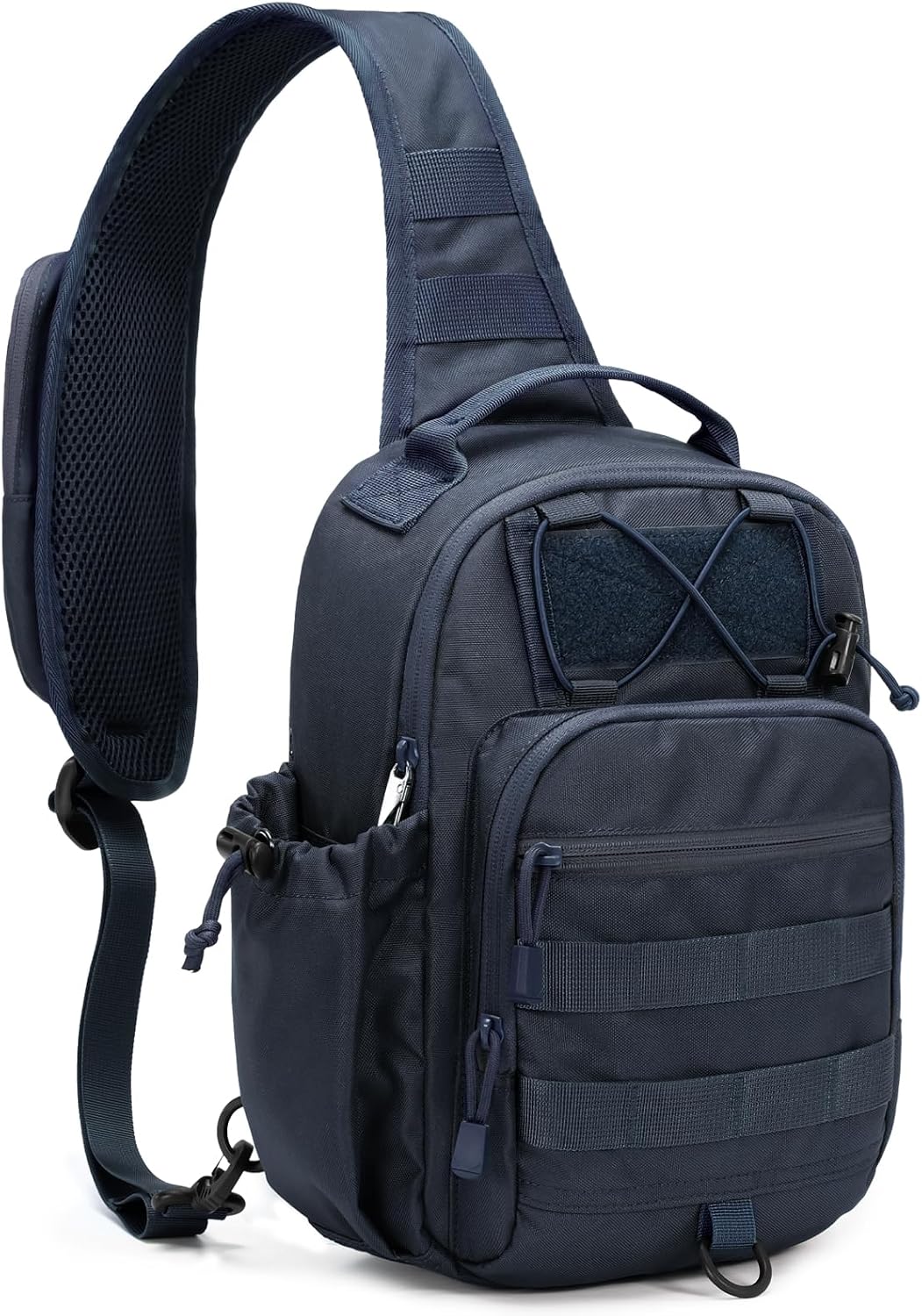 Anti-theft Tactical Sling Bag RFID Black Military Shoulder Bag with Phone Pack EDC Molle Crossbody Bag for men