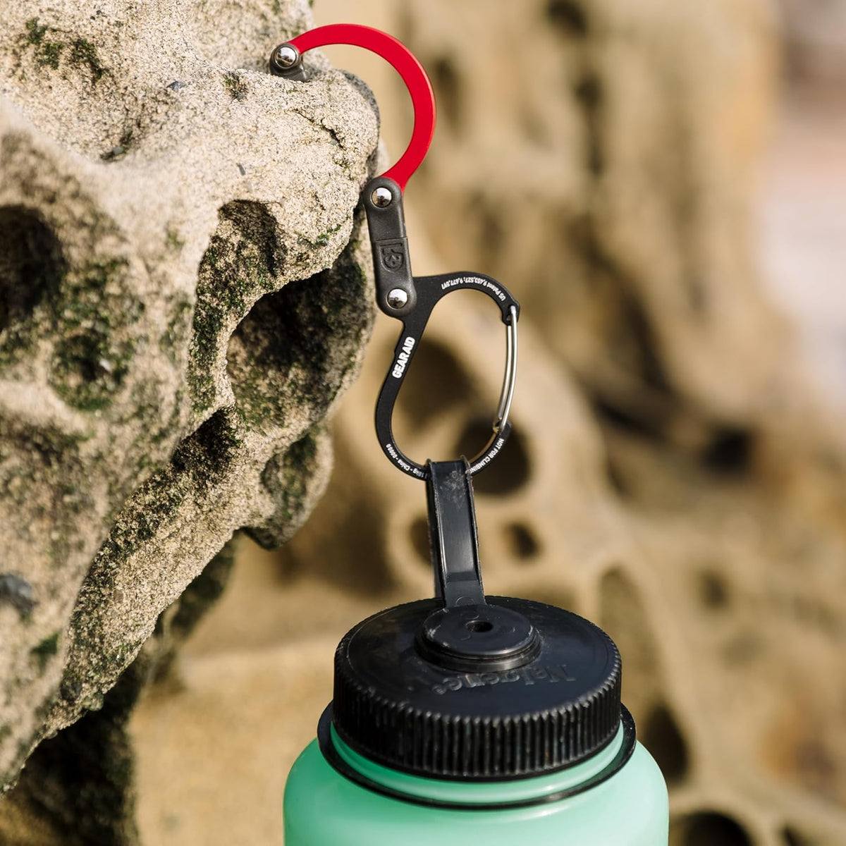 HEROCLIP (Mini) Carabiner Gear Clip and Hook, for Hanging Bags, Purses, Lanterns, Strollers, Tools, Helmets, Water Bottles, and More