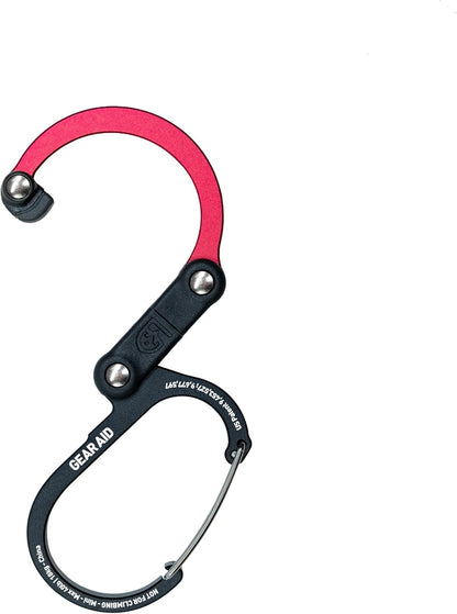 HEROCLIP (Mini) Carabiner Gear Clip and Hook, for Hanging Bags, Purses, Lanterns, Strollers, Tools, Helmets, Water Bottles, and More