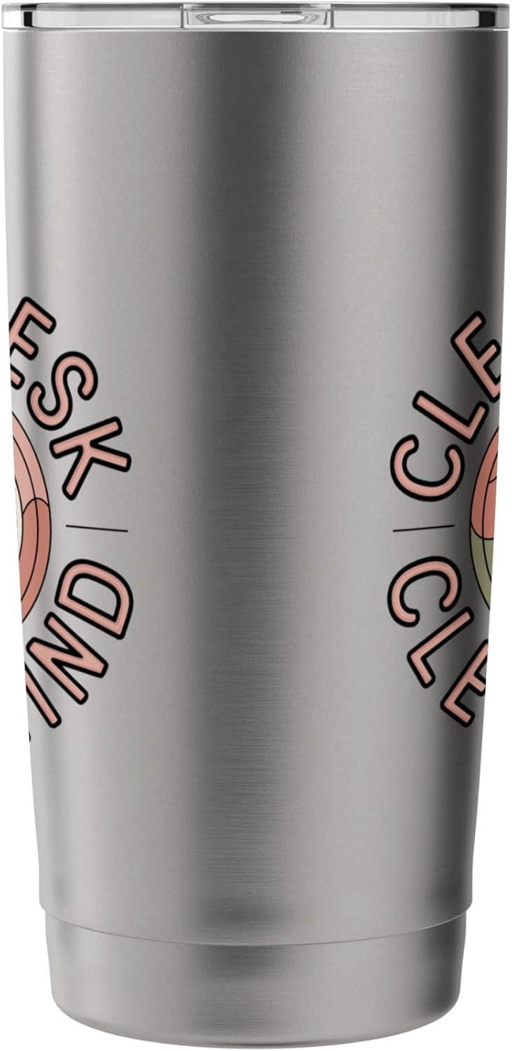 Clear Desk Clear Mind Funny Organizer Productivity Stainless Steel Insulated Tumbler