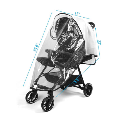 Clear Stroller Rain Cover, Universal Stroller Poncho