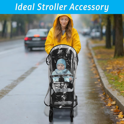 Clear Stroller Rain Cover, Universal Stroller Poncho