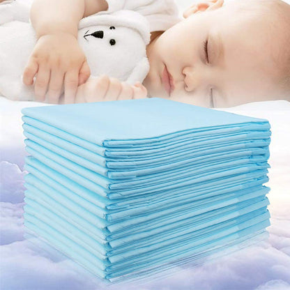 Baby Disposable Changing Pad, 100Pack Soft Waterproof Mat, Portable Diaper Changing Table & Mat, Leak-Proof Breathable Underpads Mattress Play Pad Sheet Protector(13'' 18'')