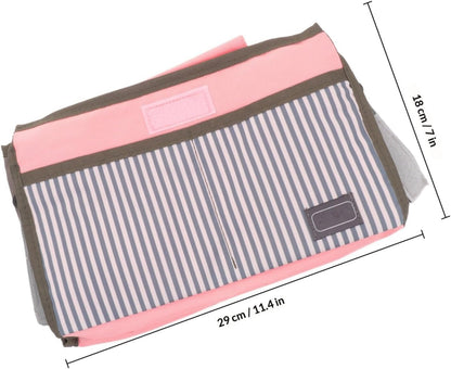 Universal Stroller Organizer Bag with Large Capacity, Multi-function Storage Pouch Made of Sturdy Nylon and Polyester, Convenient Stroller Accessories for Outdoor Use