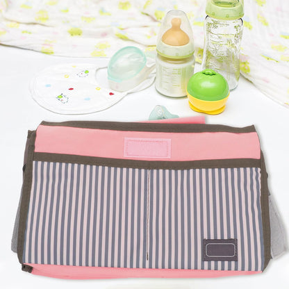 Universal Stroller Organizer Bag with Large Capacity, Multi-function Storage Pouch Made of Sturdy Nylon and Polyester, Convenient Stroller Accessories for Outdoor Use
