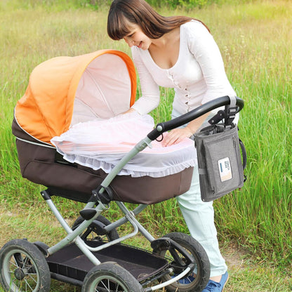Portable Diaper Changing Pad, Waterproof Travel Baby Changing Mat, Newborn Essentials Baby Shower Gifts, Grey