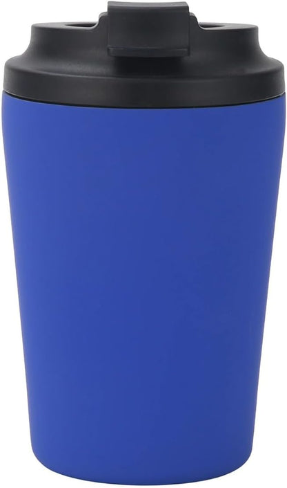 Stainless steel coffee cup, simple and portable water bottle | Flip-top leak-proof, commuter car-mounted portable coffee travel cup