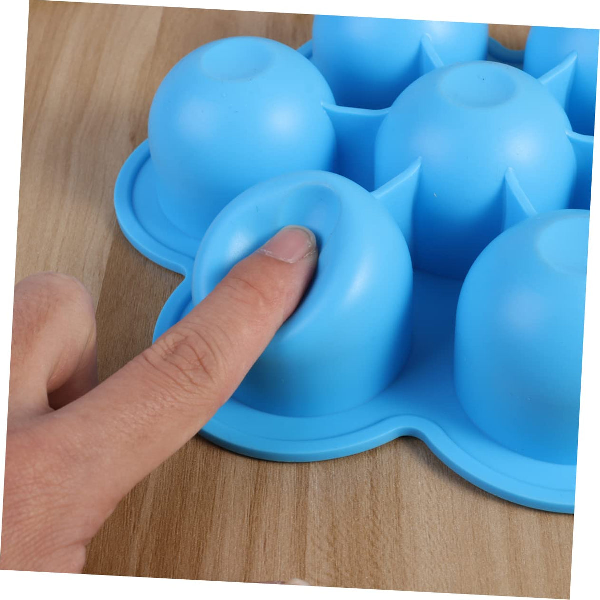 Baby Food Storage Tray 2 Pack 200g Silicone 7-Cavity with Clip-On Lid