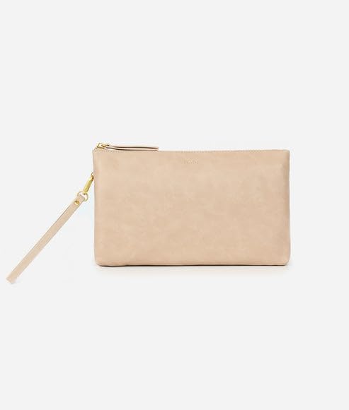 The Changing Clutch, Diaper Clutch with Diaper Changing Mat, Zippered Premium Matte Faux Leather Compact Diaper Bag with Wipeable Changing Pad, 12x7.5 inches